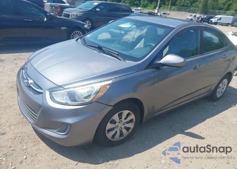 2016 Hyundai Accent Se z USA, uszkodzony, nr VIN KMHCT4AE3GU971630